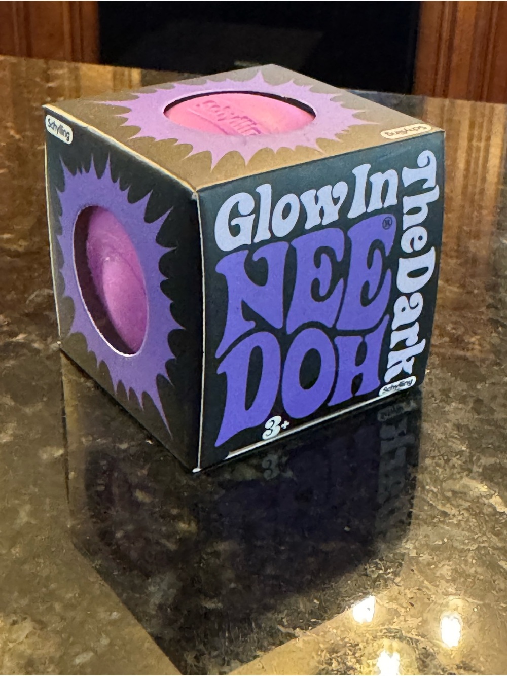 Schylling Glow In The Dark NeeDoh Stress Ball - Purple